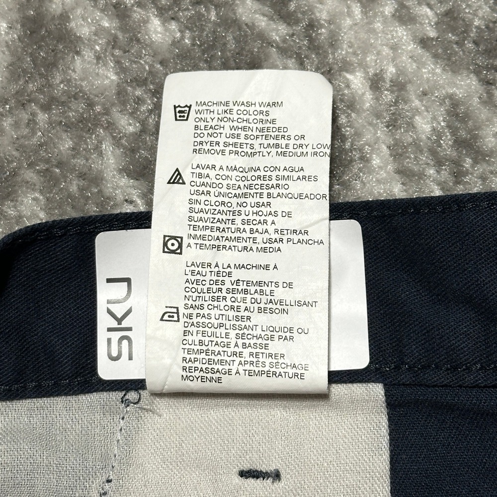 Genuine Dickies Cargo Pants Mens 32x30 Navy Blue Excellent Straight Leg Utility - Picture 6 of 11